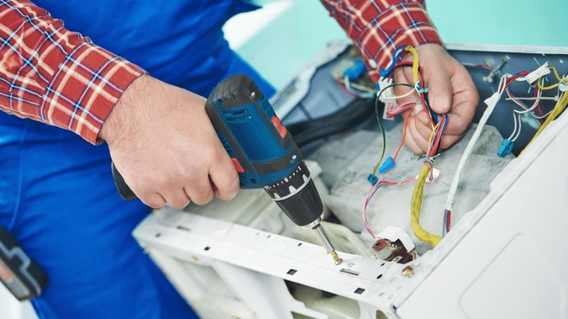 Gaziosmanpaşa Carrier Carrier çamaşır makinesi kart tamiri – Su almama arızası orijinal parça ile giderildi. - Teknik servis örneği